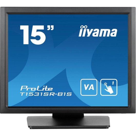 Monitor iiyama T1531SR-B1S 15" XGA LCD VA Touch Lautsprecher VESA 18ms