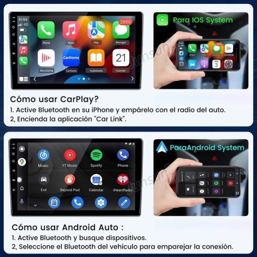 Autoradio JUNSUN 6+128gb 8-core Carplay Android Auto