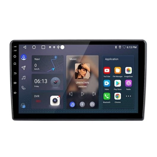 Autoradio Junsun 9 pouces Android 15 CarPlay GPS VW Golf IV