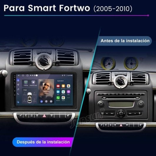 Autoradio JUNSUN 6+128gb 8-core CarPlay Android Auto 4G