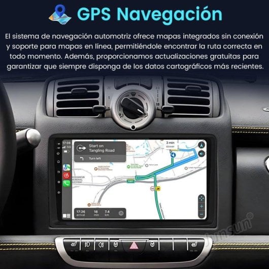 Autoradio JUNSUN 6+128gb 8-core CarPlay Android Auto 4G