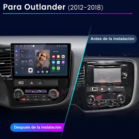 Autoradio JUNSUN Outlander Android 15 2+64GB CarPlay GPS