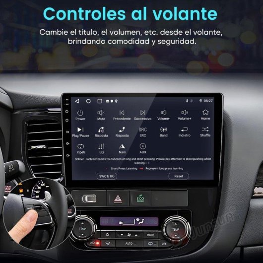 Autoradio JUNSUN Outlander Android 15 2+64GB CarPlay GPS