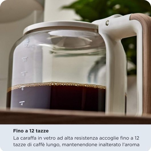 Cafetière à filtre Ariete 1394 12 tasses 900 W avec fonction maintien au chaud