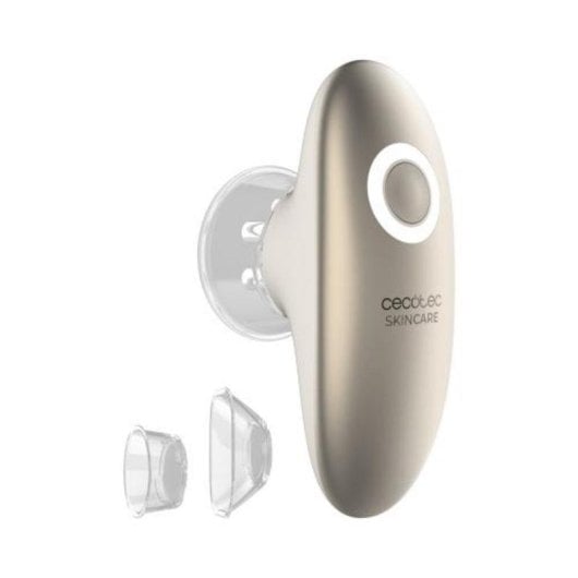 Massajador Corporal e Facial Cecotec EMS LED Sucção Dourado