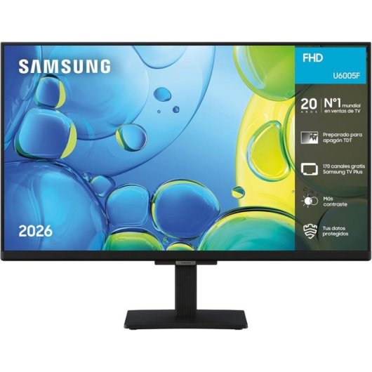 TV Samsung LED TU24F6005FK 24" Full HD 60Hz Smart TV Tizen HDR10 Slim Look