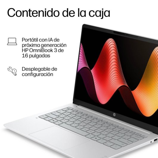 Portátil HP OmniBook 3 16-by0003nsx 16" OLED AMD Ryzen 7 16GB 512GB SSD Radeon 680M Windows 11 Home