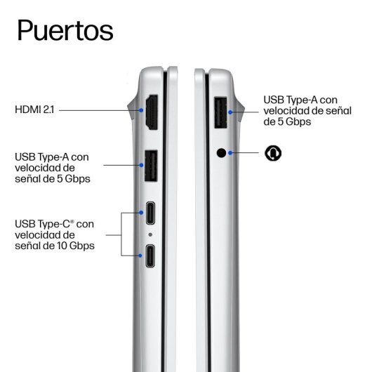 Portátil HP OmniBook 3 16-by0003nsx 16" OLED AMD Ryzen 7 16GB 512GB SSD Radeon 680M Windows 11 Home