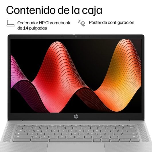 Portátil HP Chromebook 14a-nm0006nsx, 14", MediaTek Kompanio, 8 GB RAM, 128 GB UFS, ChromeOS