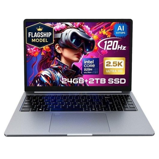 Portátil Ninkear N16 Pro Plus 16" Intel Core Ultra 5 225H 24GB 2TB SSD Intel Arc 130T Windows 11