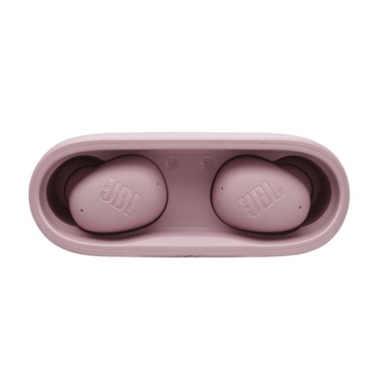 Auriculares JBL Wave Buds 2 sem fios Bluetooth com Cancelamento de Ruído e IP54 rosa