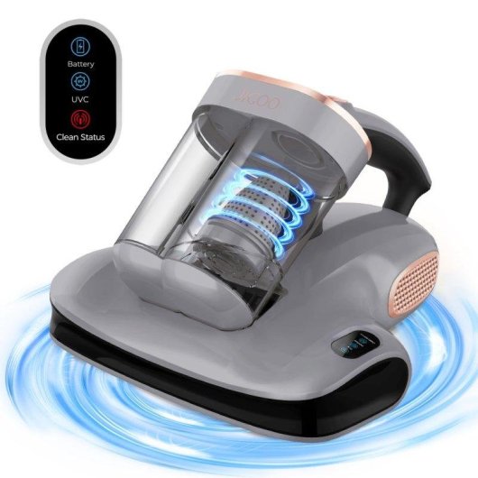 Aspirateur sans Fil JIGOO S100 150W 10 kPa 20 min UV-C 55°C Double Réservoir