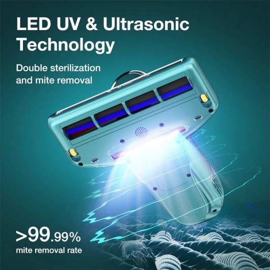 Aspirador antiparásitos Jimmy BX6 600W Boca 240 mm Luz UV Ultrasonidos Azul