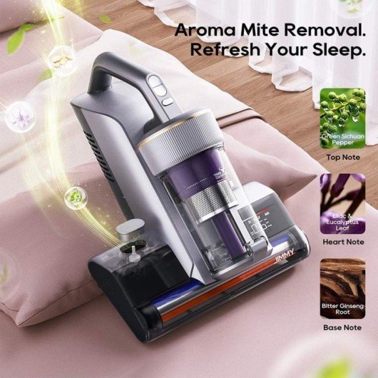 Aspirapolvere Jimmy BX8 Pro 600W 17KPa Grigio Argento con UV e Filtro HEPA