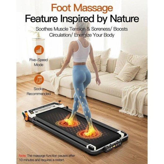 Tapis de course Akluer 520A-B 2,5HP Double Face Massage LED