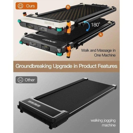 Tapis de course Akluer 520A-B 2,5HP Double Face Massage LED
