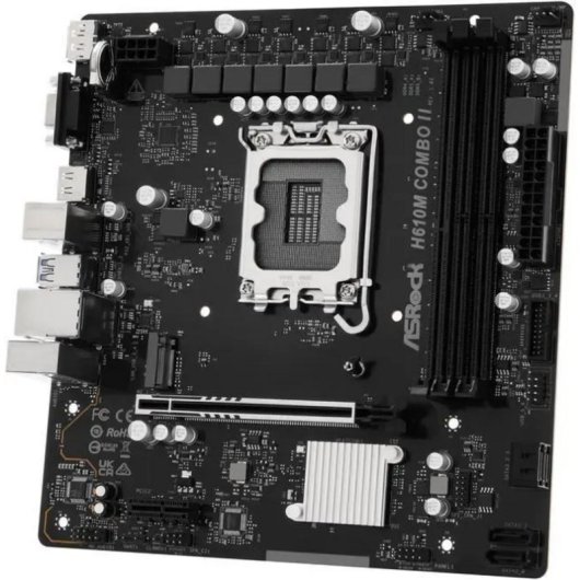 Carte mère ASRock H610M COMBO II Intel H610 LGA 1700 DDR4/DDR5 Micro ATX
