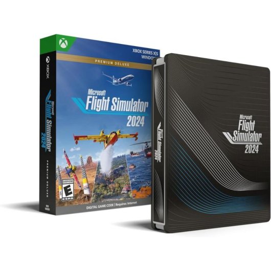 Xbox – Gioco Microsoft Flight Simulator 2024 – Premium Deluxe SteelBook® Edition – Codice Digitale