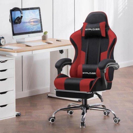Sedia GTPLAYER Gaming Ergonomica con Riposo Piedi