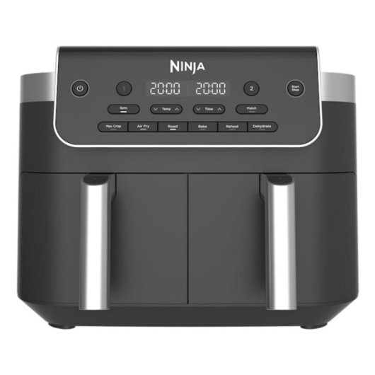 Heißluftfritteuse Ninja DualZone 7,6 L 2400W Doppelkorb Schwarz
