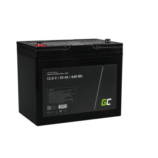 Batería Green Cell CAV06 50 Ah 12,8 V LiFePO4 para Barcos
