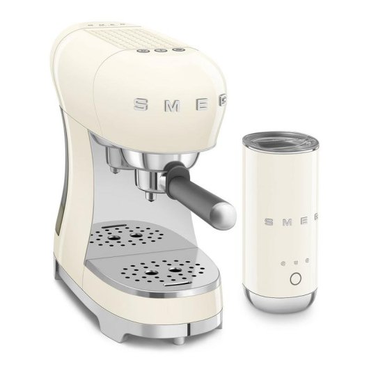 Cafetera Espresso Smeg ECF12BLEU 1,1 L 15 bares con espumador de leche