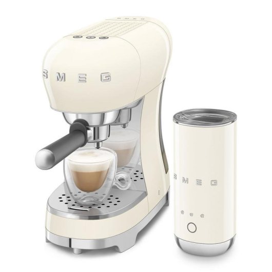 Cafetera Espresso Smeg ECF12BLEU 1,1 L 15 bares con espumador de leche
