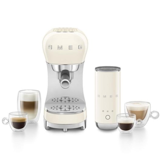 Cafetera Espresso Smeg ECF12BLEU 1,1 L 15 bares con espumador de leche