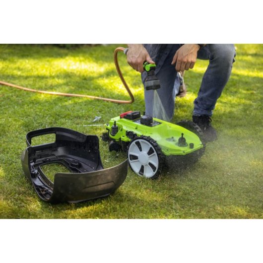 Robot cortacésped Greenworks 2513307 550 m² 17 cm Cable delimitador incluido