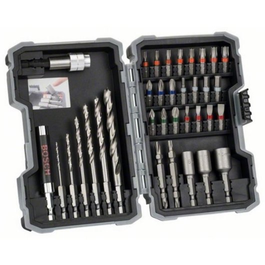 Pontas de parafusar Bosch 35 pecas Phillips Pozidriv Torx