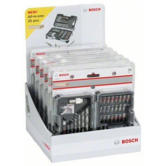 Pontas de parafusar Bosch 35 pecas Phillips Pozidriv Torx