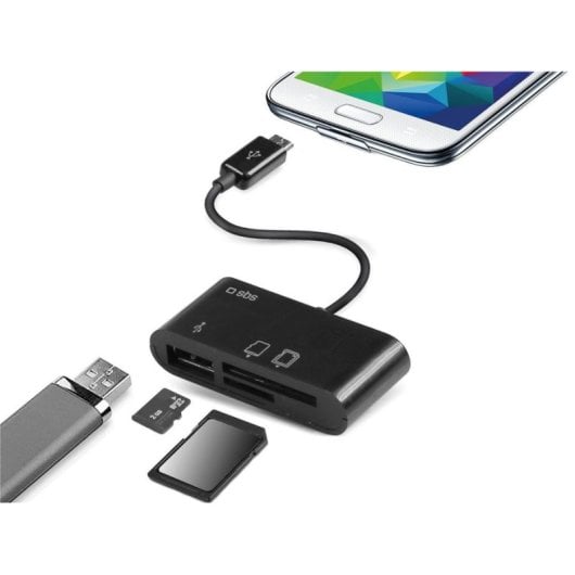 Kartenleser SBS TTCABLEREADER MicroSD MMC SD MicroUSB