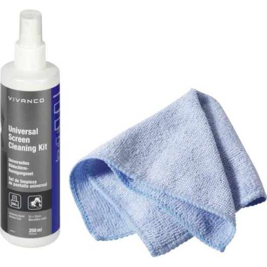 Pulverisateur Vivanco VNCLEAN250ML Nettoyage ecrans LCD/LED/Plasma