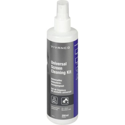Pulverisateur Vivanco VNCLEAN250ML Nettoyage ecrans LCD/LED/Plasma