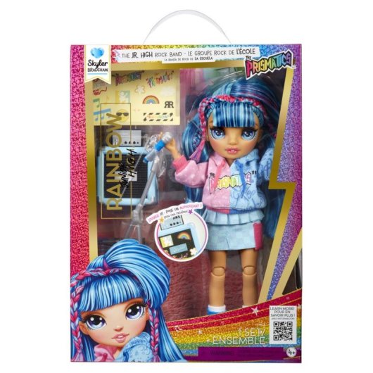 Poupee Rainbow High Skyler Junior High Rockband Multicolore