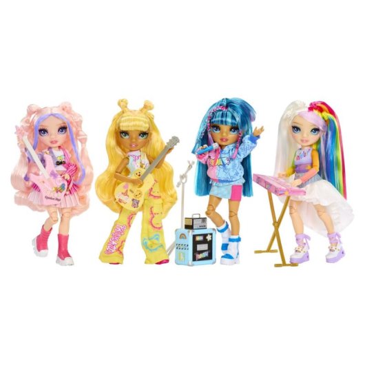 Poupee Rainbow High Skyler Junior High Rockband Multicolore
