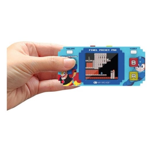 My Arcade Pixel Pocket Pro Portable Arcade Bleu 2" Piles AAA