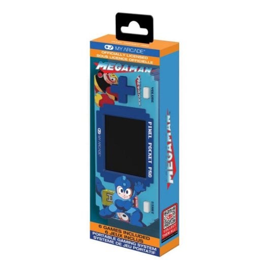 My Arcade Pixel Pocket Pro Portable Arcade Bleu 2" Piles AAA