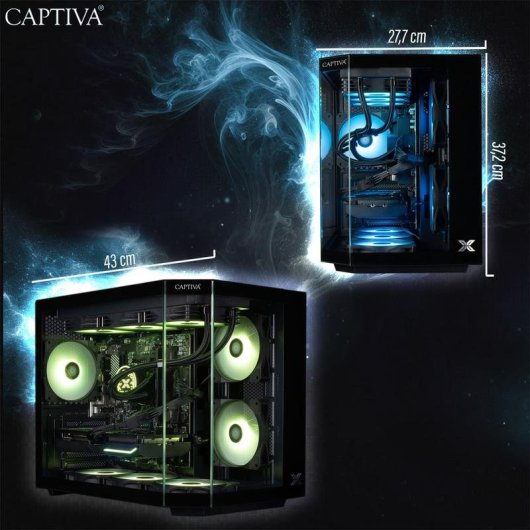 Desktop PC CAPTIVA I90-182 Intel Core i5-14600KF 32GB 2TB SSD RTX 5070 Wi-Fi 6