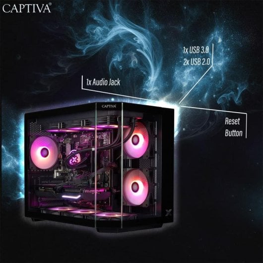 Desktop PC CAPTIVA I90-182 Intel Core i5-14600KF 32GB 2TB SSD RTX 5070 Wi-Fi 6