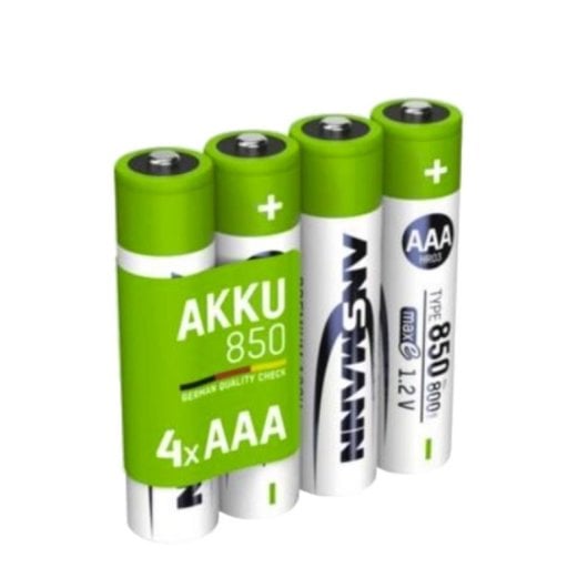 Pilas AAA recargables Ansmann NiMH 800 mAh 4 unidades