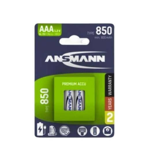 Pilas AAA recargables Ansmann NiMH 800 mAh 4 unidades