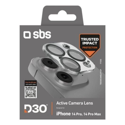 Protecteur de lentille SBS TED3OCAMGLIP14P pour iPhone 14 Plus résistant à chocs et rayures