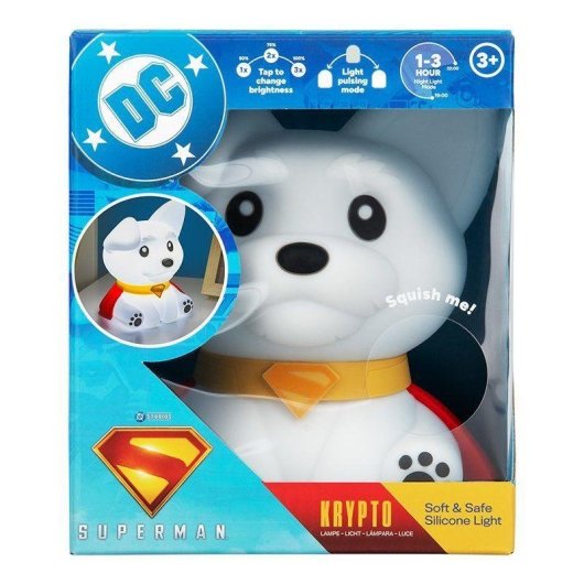 Figura coleccionable Paladone Superman DC con efectos luminosos