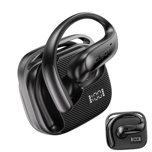 Auriculares Cubot Vibe R3 inalámbricos Bluetooth 6.0 para deporte y uso diario negros