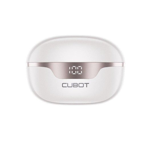 Auriculares Cubot Neo 1a inalámbricos Bluetooth 6.0 ultraligeros deportivos blancos