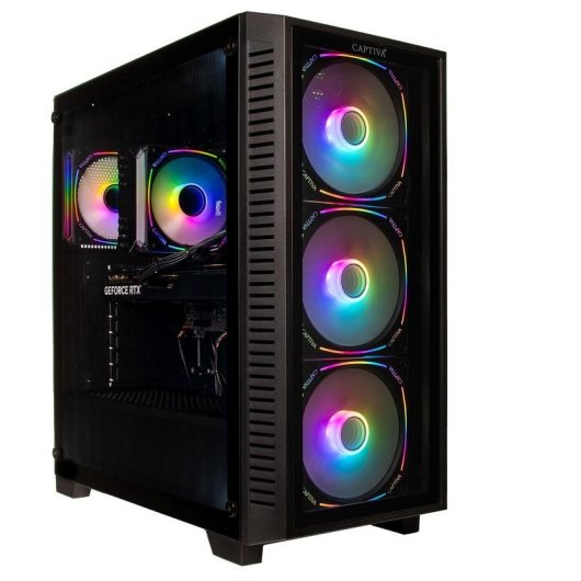 PC Sobremesa CAPTIVA 9850X3D AMD Ryzen 7 32GB 1TB SSD RTX 5060 Ti FreeDOS WiFi6