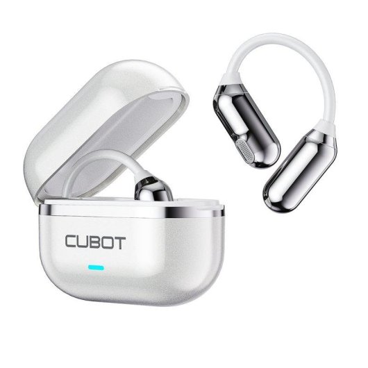 Auriculares Cubot Vibe R5 inalámbricos Bluetooth 6.0 OWS deportivos blancos