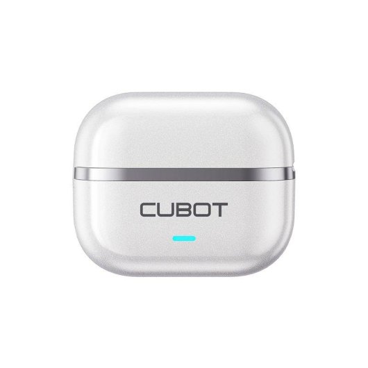 Auriculares Cubot Vibe R5 inalámbricos Bluetooth 6.0 OWS deportivos blancos