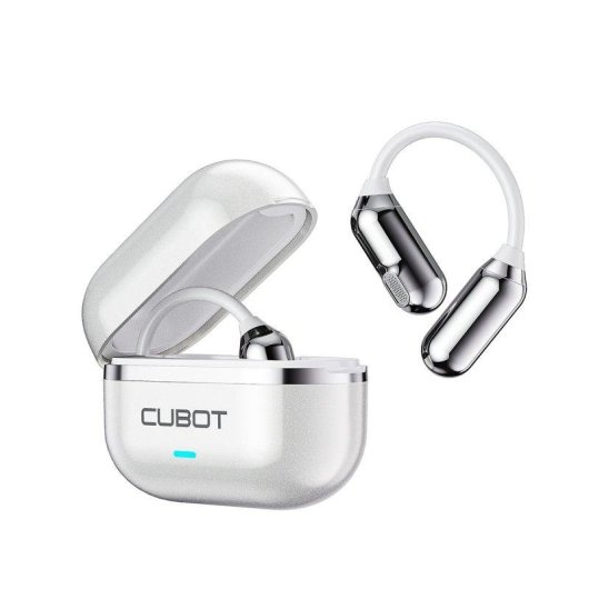 Auriculares Cubot Vibe R5 inalámbricos Bluetooth 6.0 OWS deportivos blancos